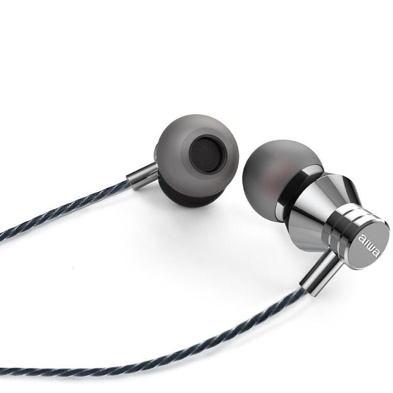 Auriculares Intrauditivos Aiwa ESTM-50SL/ con Micrófono/ Jack 3.5/ Plateados - изображение 2