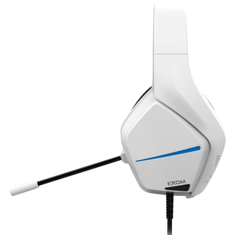 Auriculares Gaming con Micrófono Krom Kopa Move/ Jack 3.5/ Blancos - изображение 3