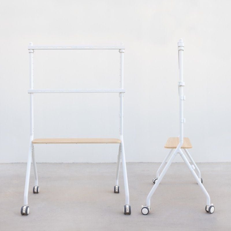 Soporte de Suelo con Ruedas TooQ iLOVE FS20207M-W para TV de 49-80"/ hasta 50kg - изображение 2