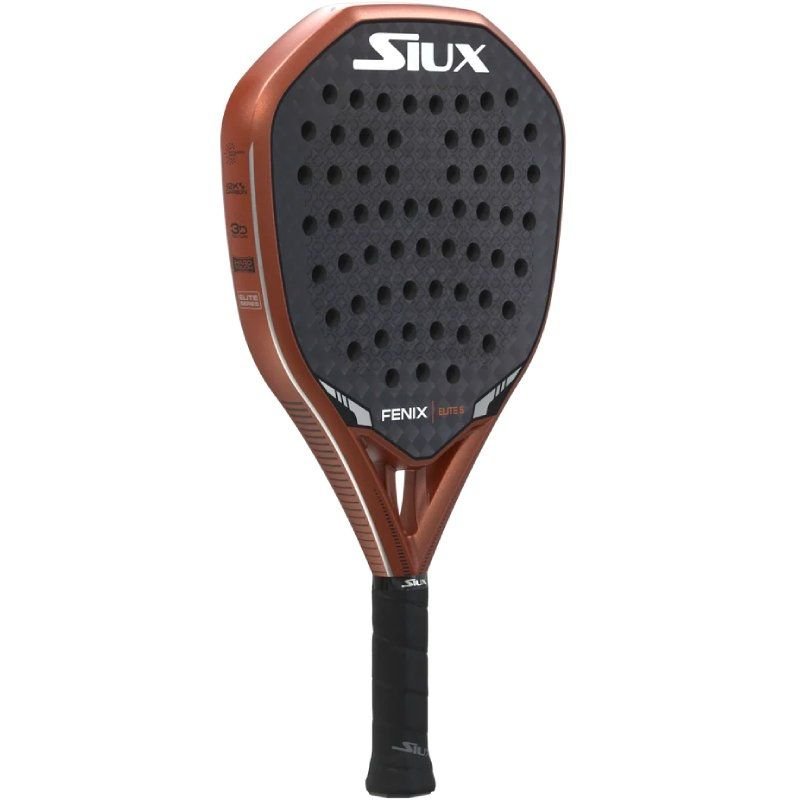 Pala de Pádel Siux Fenix Elite 5 2025/ Negra y Bronce