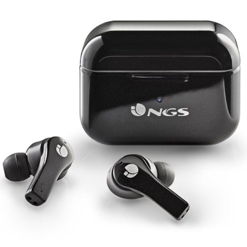 Auriculares Bluetooth NGS Ártica Bloom con estuche de carga/ Autonomía 6h/ Negros - изображение 4