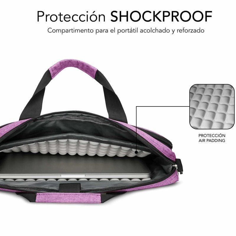 Mochila Subblim Air Padding Laptop Bag para Portátiles hasta 15.6"/ Rosa - изображение 3