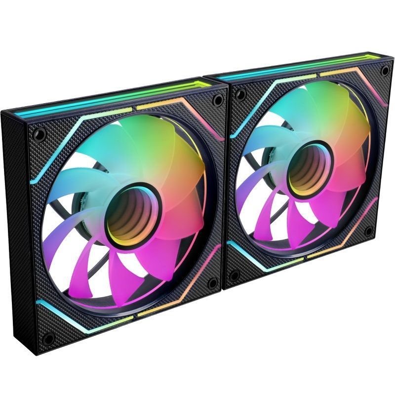 Pack 2 Ventiladores Mars Gaming MF-3DPROX2R/ 12cm/ ARGB - изображение 2