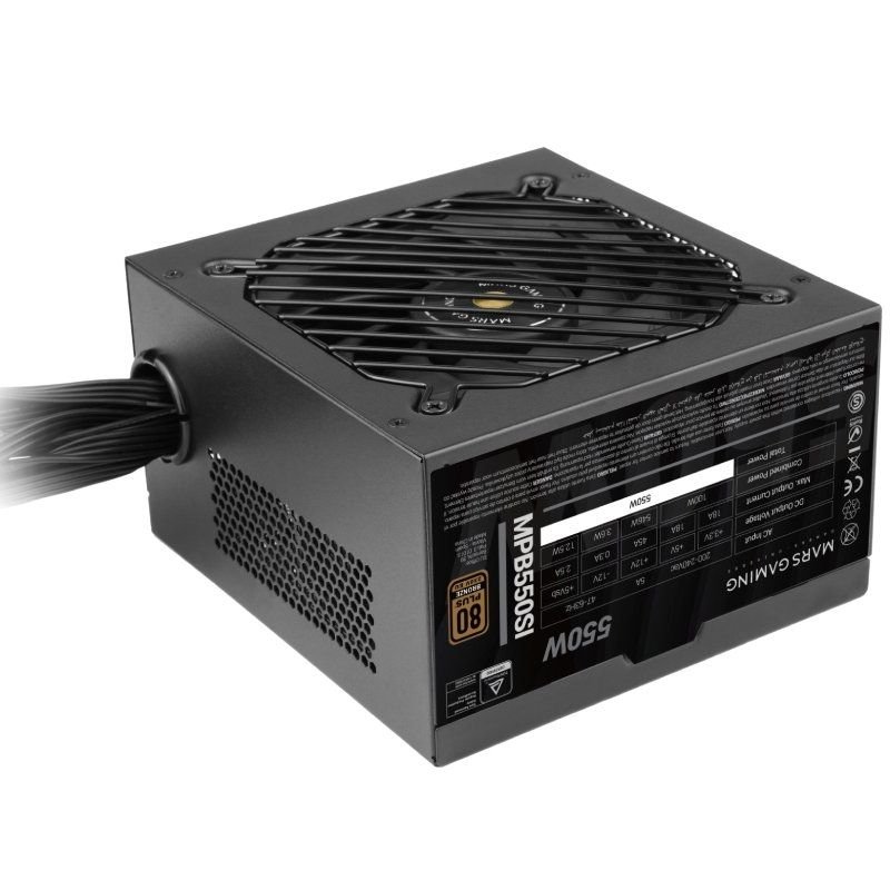 Fuente de Alimentación Mars Gaming MPB550SI/ 550W/ Ventilador 12cm/ 80 Plus Bronze - изображение 3
