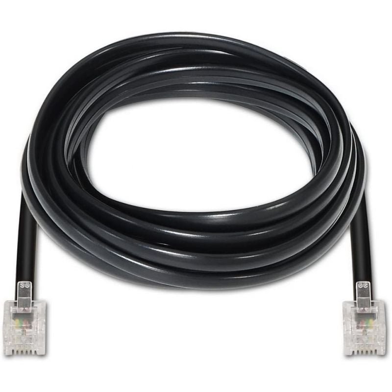 Cable de Teléfono RJ11 6P4C Aisens A143-0319/ 2m/ Negro - изображение 2