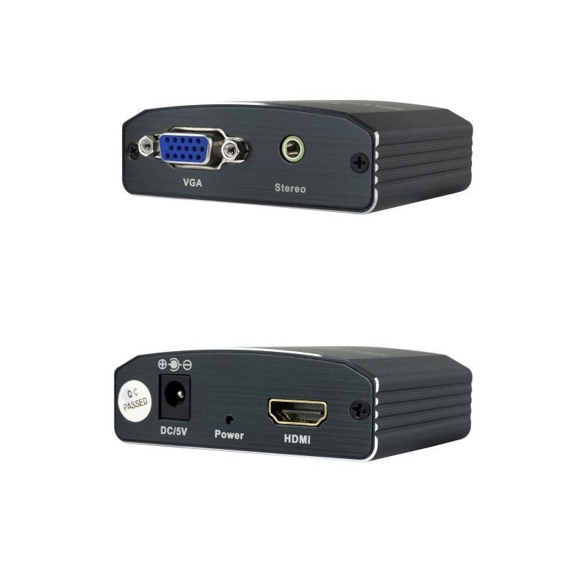 Conversor Nanocable 10.16.2101-BK/ HDMI Hembra - VGA Hembra/ Jack 3.5 Hembra/ 15cm/ Negro - изображение 3