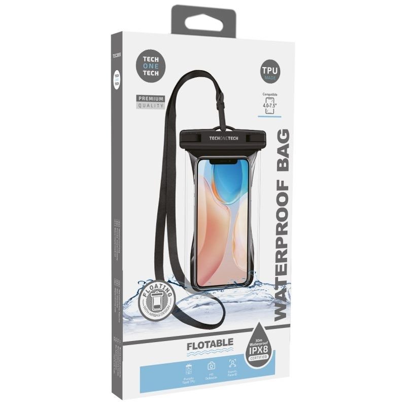 Funda Universal Impermeable para Smartphone Tech One Tech TEC2855/ Hasta 7.5" - изображение 2