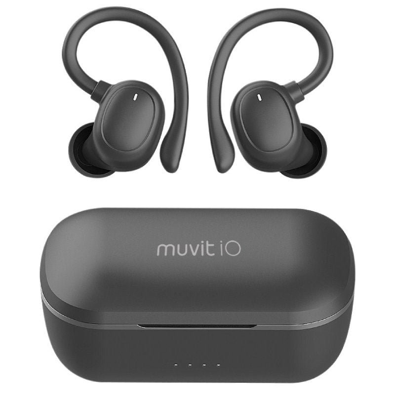 Auriculares Deportivos Bluetooth Muvit iO Smart True Wireless Sport ENC con estuche de carga/ Autonomía 6h/ Negros - изображение 3