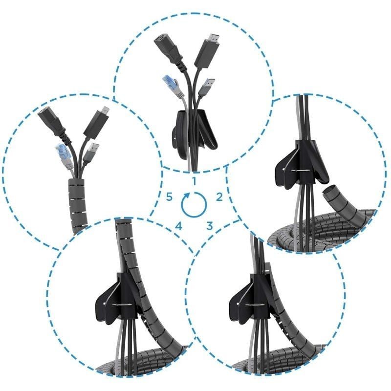 Organizador de Cables en Espiral Aisens A151-0899/ 6m - изображение 2