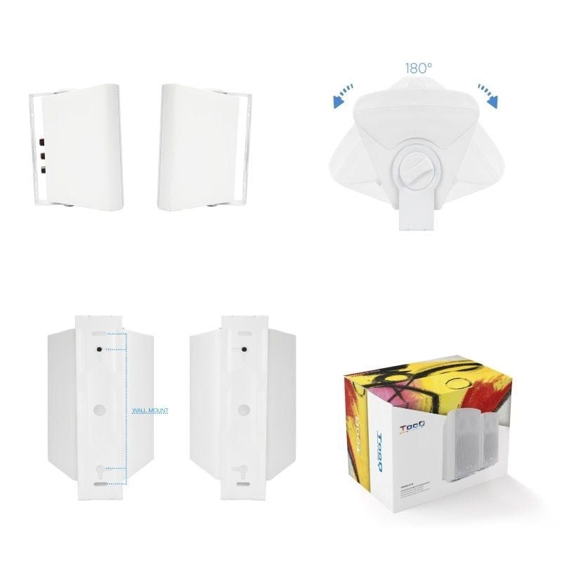 Altavoces Autoamplificados TooQ TQOWS-01W/ 60W/ 2.0/ Blancos - изображение 5