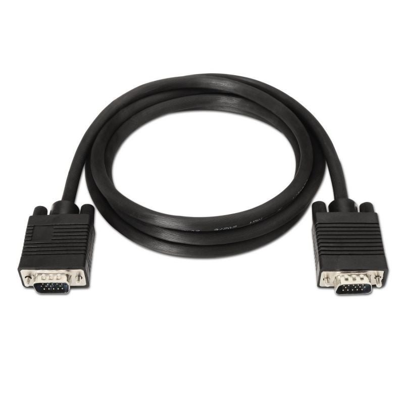 Cable SVGA Aisens A113-0069/ VGA Macho - VGA Macho/ Hasta 3W/ 10Mbps/ 3m/ Negro - изображение 2