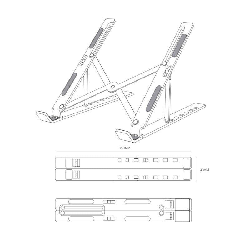 Soporte para Portátil/Tablet Aisens LPS2M-173 hasta 15" - изображение 4