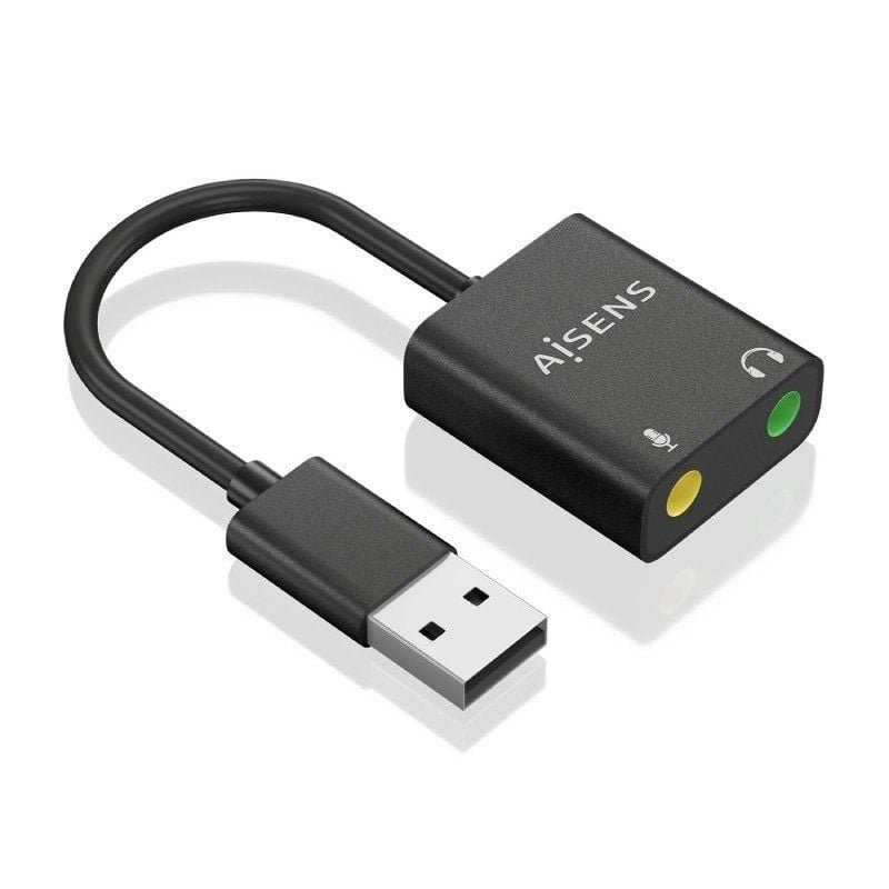 Tarjeta de Sonido Aisens A106-0769/ USB Macho - 2xJack 3.5 Hembra - изображение 2