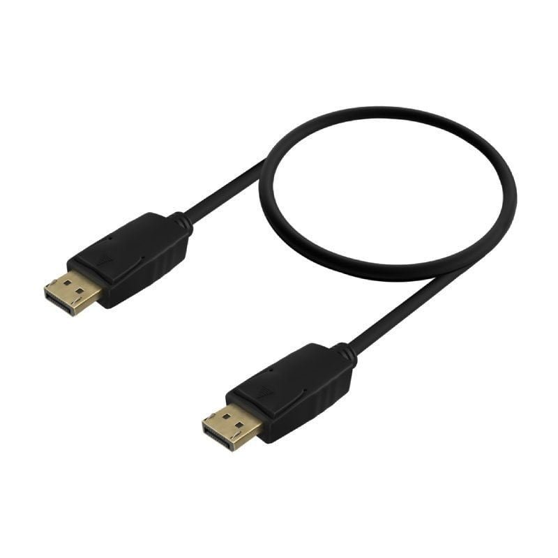 Cable DisplayPort 1.2 CCS 4K Aisens A124-0739/ DisplayPort Macho - DisplayPort Macho/ Hasta 5W/ 2300Mbps/ 1.5m/ Negro - изображение 2