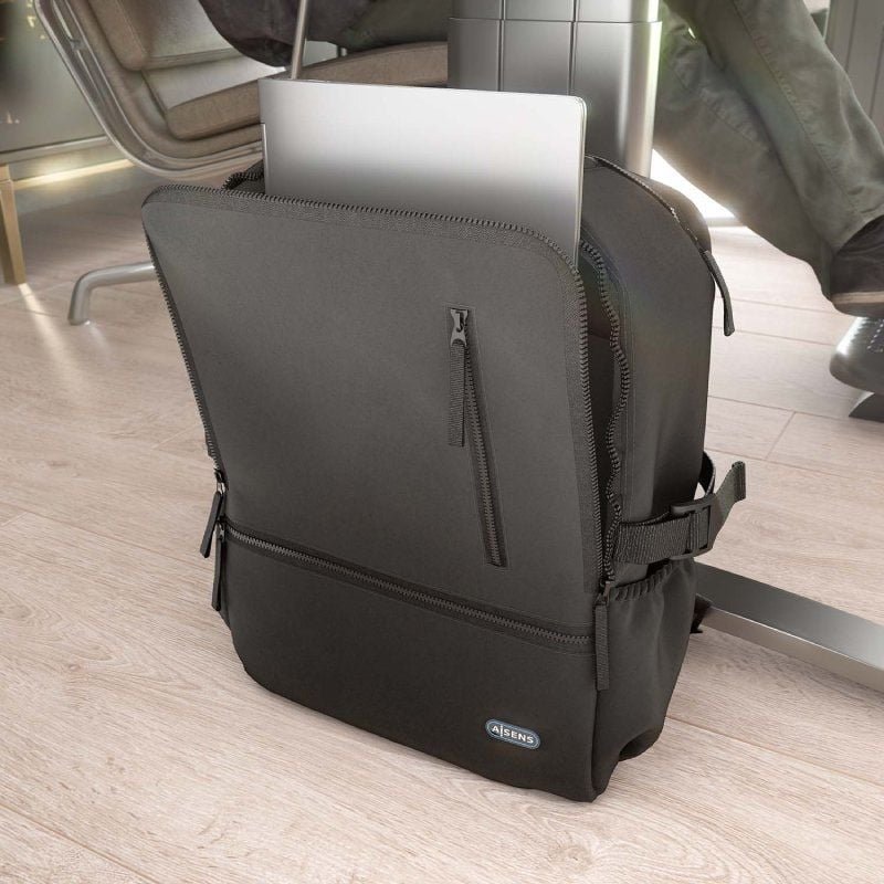 Mochila Aisens ASBG-BP086-BK para Portátiles hasta 15.6"/ Impermeable/ Negro - изображение 5
