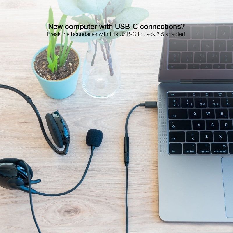Conversor USB Tipo-C Nanocable 10.24.1205/ USB Tipo-C Macho - Jack 3.5 Hembra - изображение 4