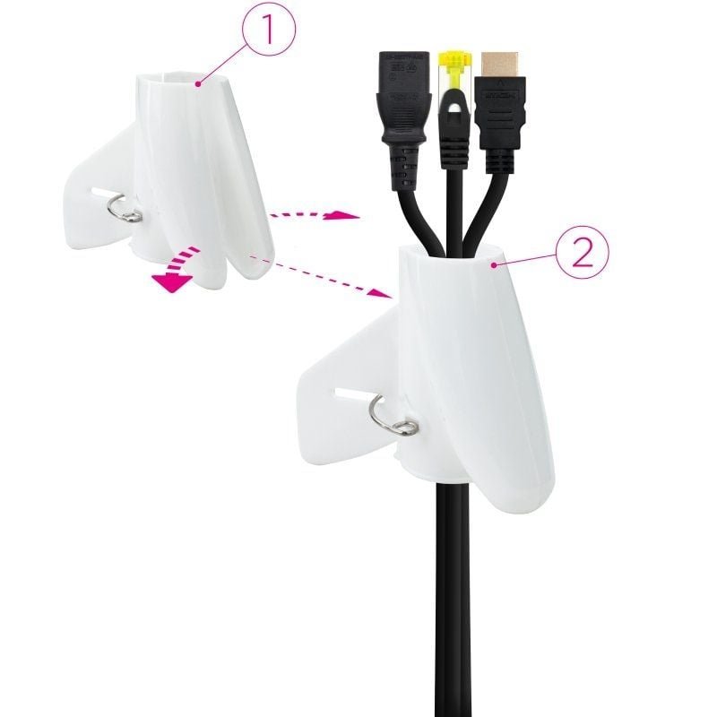 Organizador de Cables en Espiral Nanocable 10.36.0002-W/ 2m - изображение 2