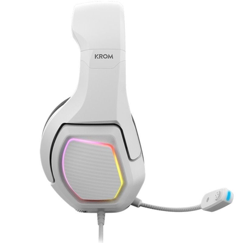 Auriculares Gaming con Micrófono Krom Kopa 7.1/ USB 2.0/ Blancos - изображение 4