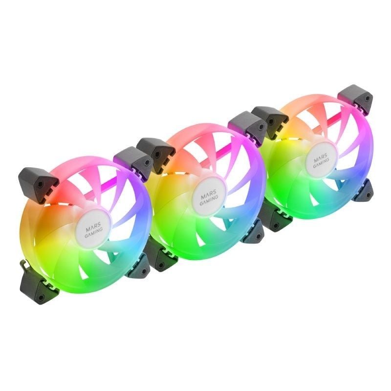 Pack 3 Ventiladores Mars Gaming MF-3A/ 12cm/ ARGB - изображение 2