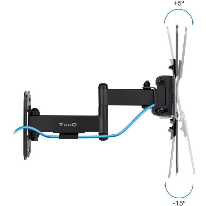 Soporte de Pared Extensible/ Giratorio/ Inclinable TooQ LP1344TN-B para TV de 13-43"/ hasta 20kg - изображение 3