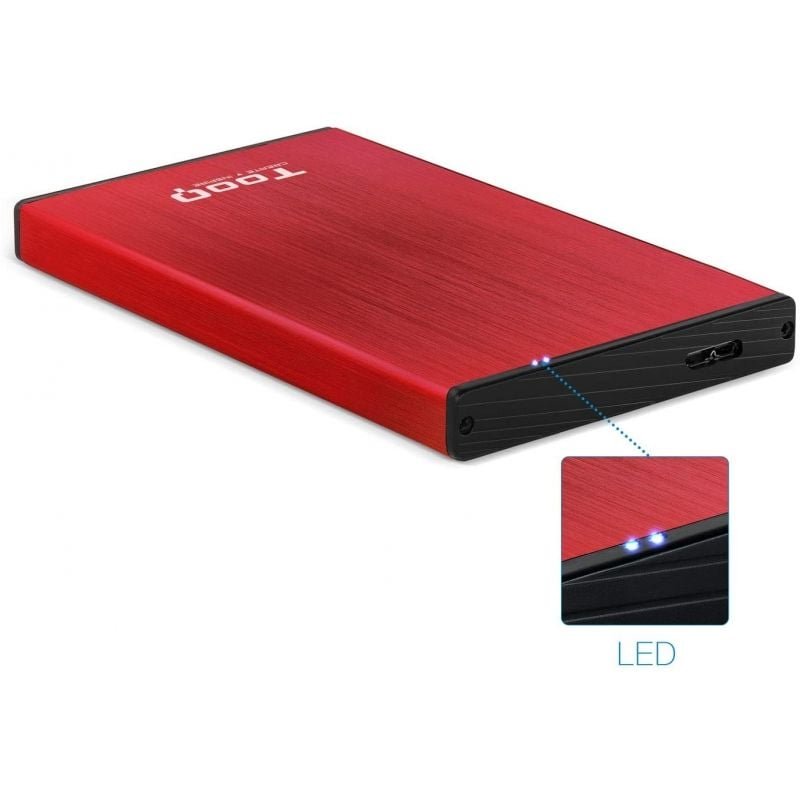 Caja Externa para Disco Duro de 2.5" TooQ TQE-2527R/ USB 3.1 - изображение 2