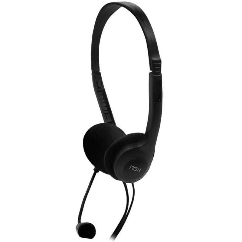 Auriculares Nox Voice One/ con Micrófono/ Jack 3.5/ Negros - изображение 3