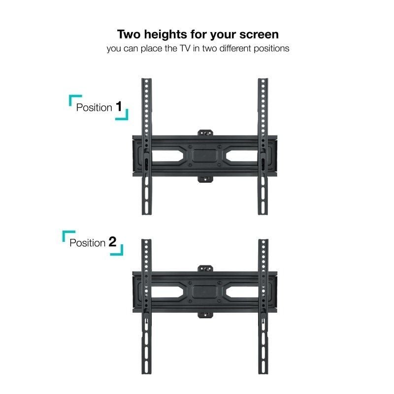 Soporte de Pared Giratorio/ Inclinable/ Nivelable TooQ LP7843TN-B para TV de 32-55"/ hasta 35kg - изображение 5