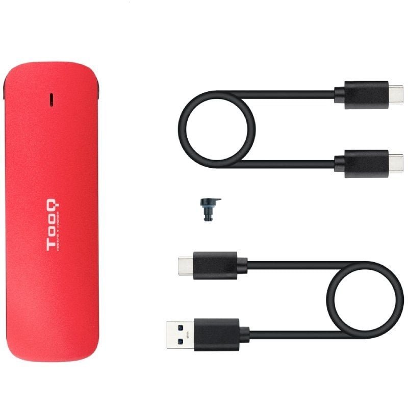 Caja Externa para Disco SSD M.2 NVMe TooQ TQE-2201R/ USB 3.1 Gen2/ Sin tornillos - изображение 2