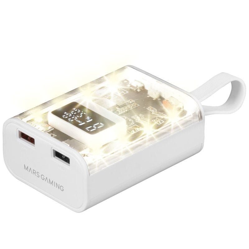 Powerbank 10000mAh Mars Gaming MPK-10K/ 22.5W/ Blanca - изображение 5
