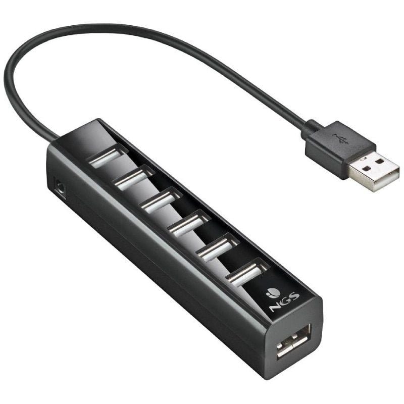 Hub USB 2.0 con Alimentación Externa NGS IHUB7 Tiny/ 7xUSB - изображение 3