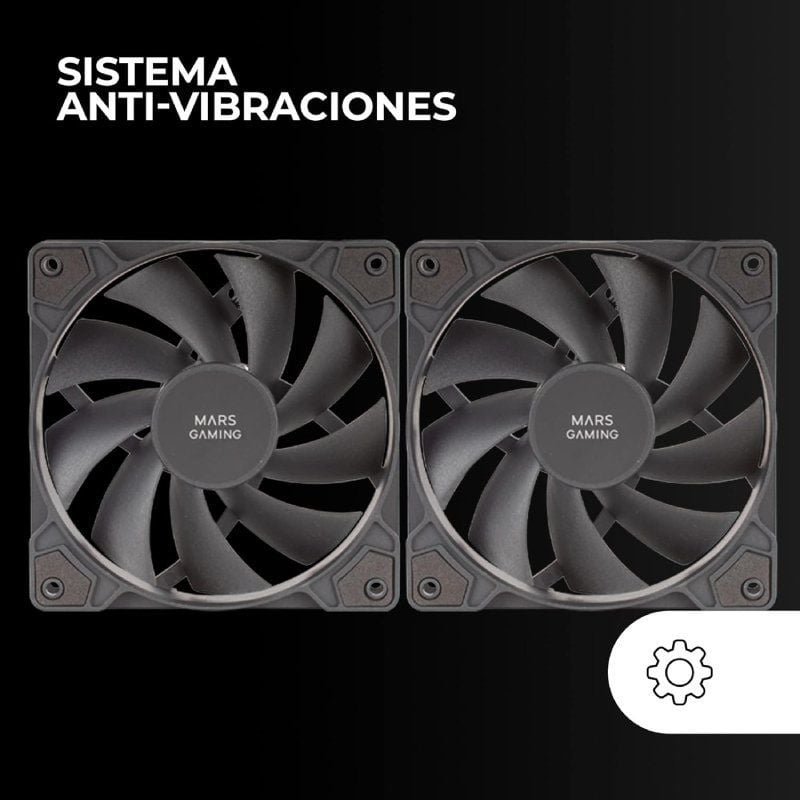 Pack 2 Ventiladores Mars Gaming MF-PROX2/ 12cm - изображение 3