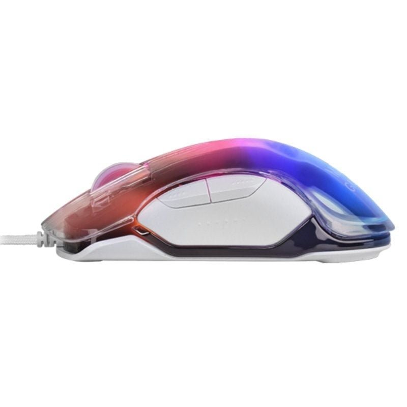 Ratón Gaming Mars Gaming MMGLOWW/ Hasta 12800 DPI/ Blanco - изображение 2