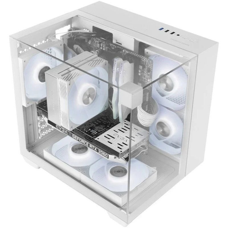 Caja Gaming Semitorre Mars Gaming MC-VISIONM/ Blanca - изображение 2