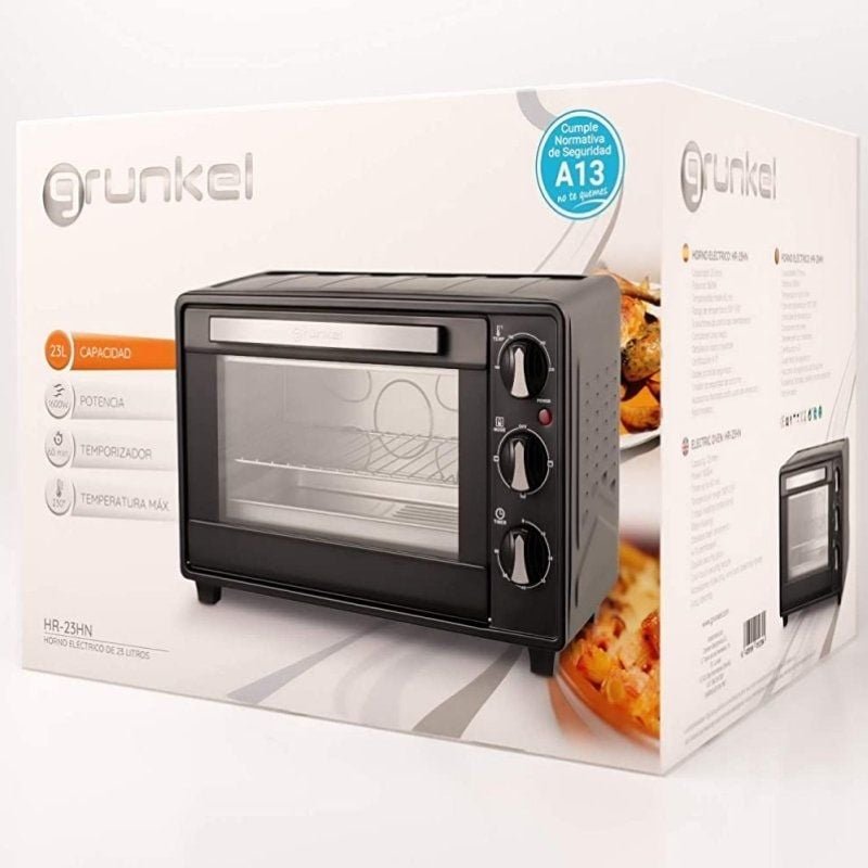 Horno de Sobremesa Grunkel HR-23HN/ 1600W/ Capacidad 23L - изображение 3