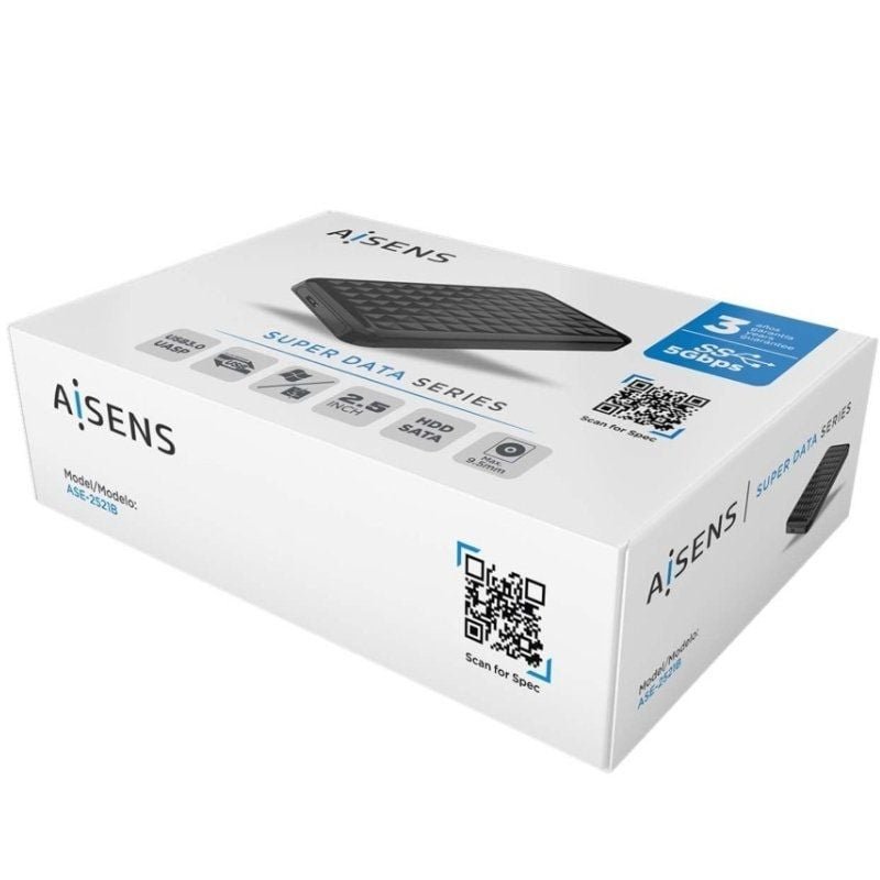 Caja Externa para Disco Duro de 2.5" Aisens ASE-2521B/ USB 3.1/ Sin tornillos - изображение 5