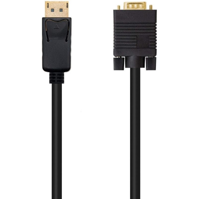 Cable Conversor Nanocable 10.15.4402/ DisplayPort Macho - VGA Macho/ 2m/ Negro - изображение 2