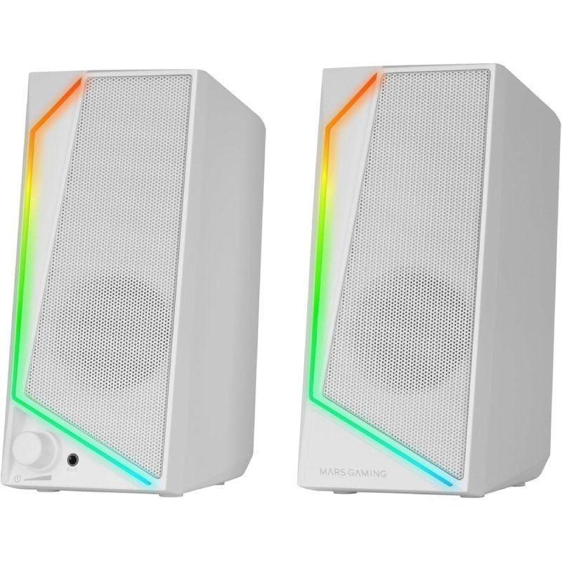 Altavoces Mars Gaming MS72/ 15W/ 2.0/ Blancos - изображение 2