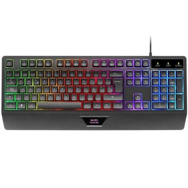 Pack Gaming Mars Gaming MCP124/ Teclado H-MECH + Ratón Óptico + Alfombrilla/ Negro - изображение 2