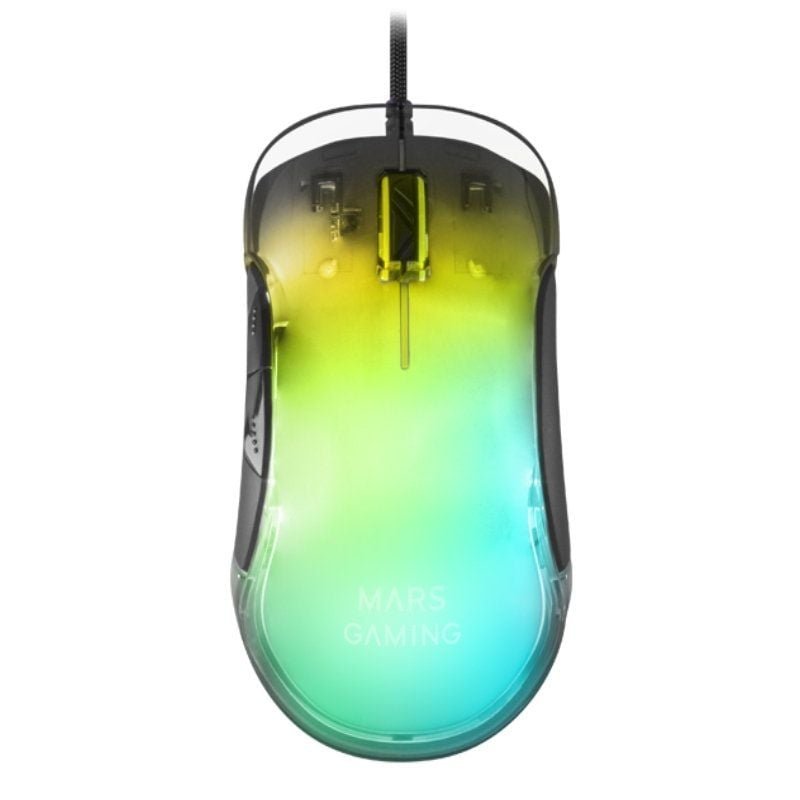 Ratón Gaming Mars Gaming MMGLOW/ Hasta 12800DPI/ Negro - изображение 3