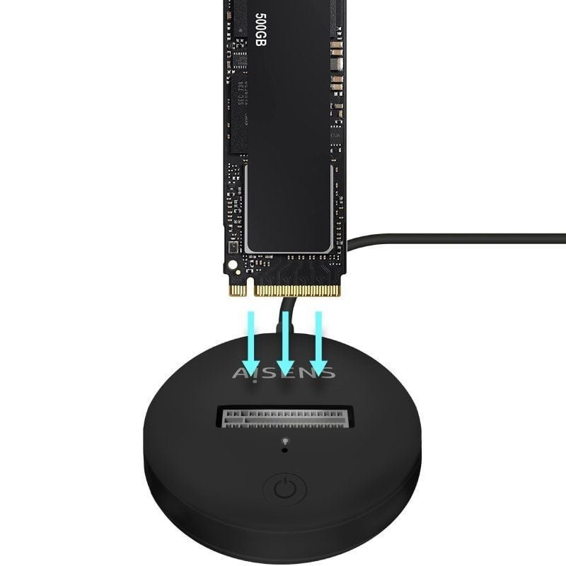 Dock USB Tipo-C para SSD M2 SATA/NVMe Aisens ASUC-M2D013-BK/ Negro - изображение 4