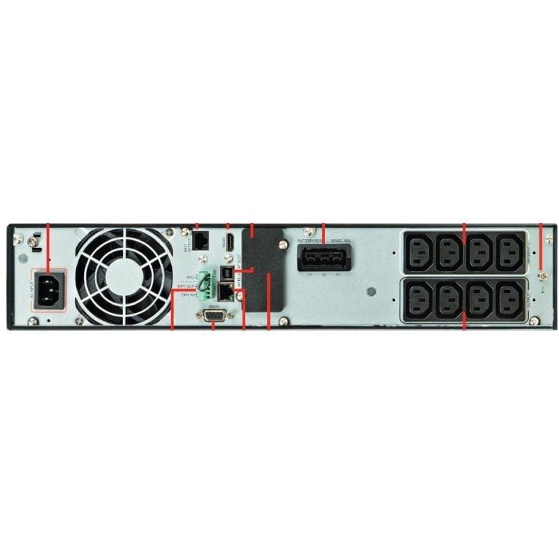 SAI Online Salicru SLC 1500 Twin RT3/ 1500VA-1500W/ 8 Salidas/ Formato Rack/Torre - изображение 3
