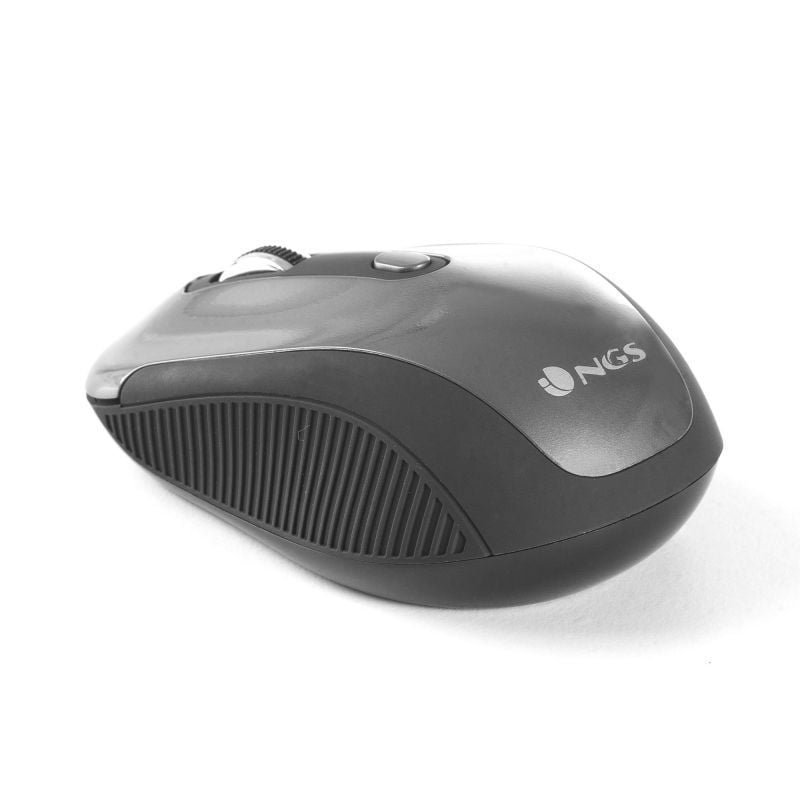 Ratón Inalámbrico NGS Haze/ Hasta 1600 DPI/ Grafito y Negro - изображение 3
