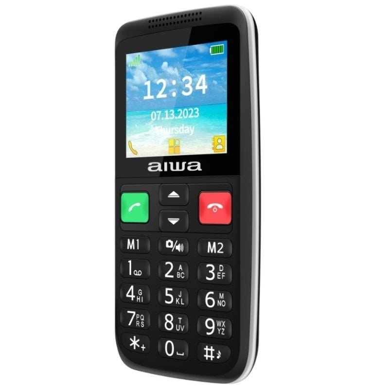 Teléfono Móvil Aiwa FPH-S200-4G para Personas Mayores/ Negro - изображение 2