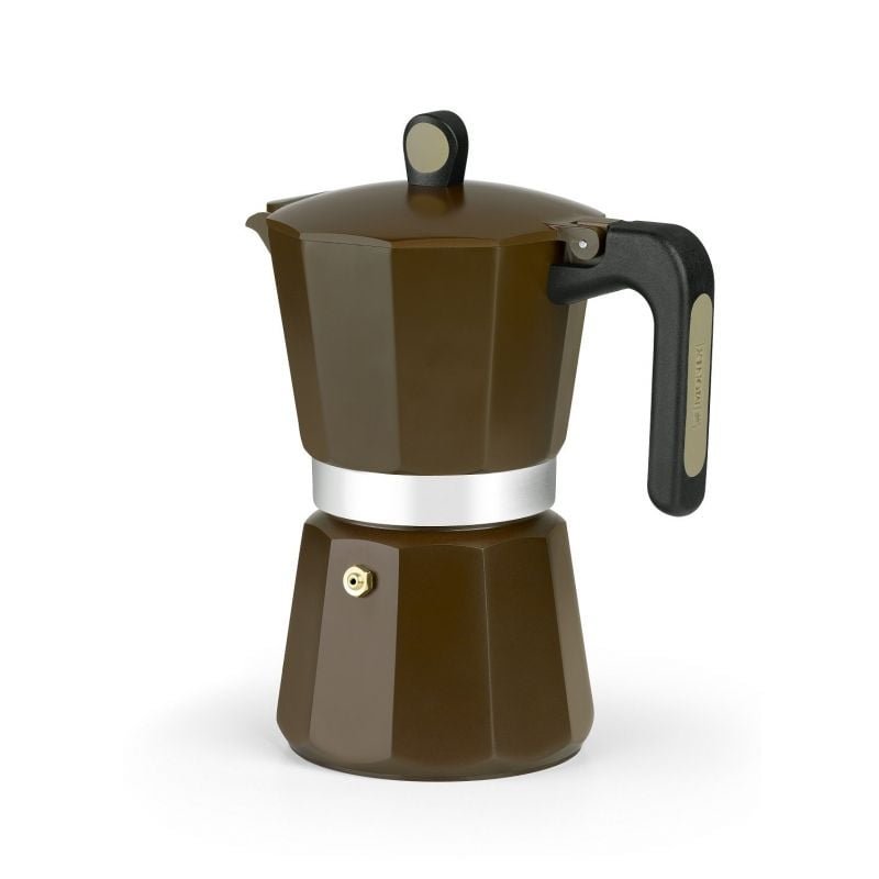 Cafetera Italiana Monix Induction Cream M671009/ 9 Tazas/ Marrón - изображение 2
