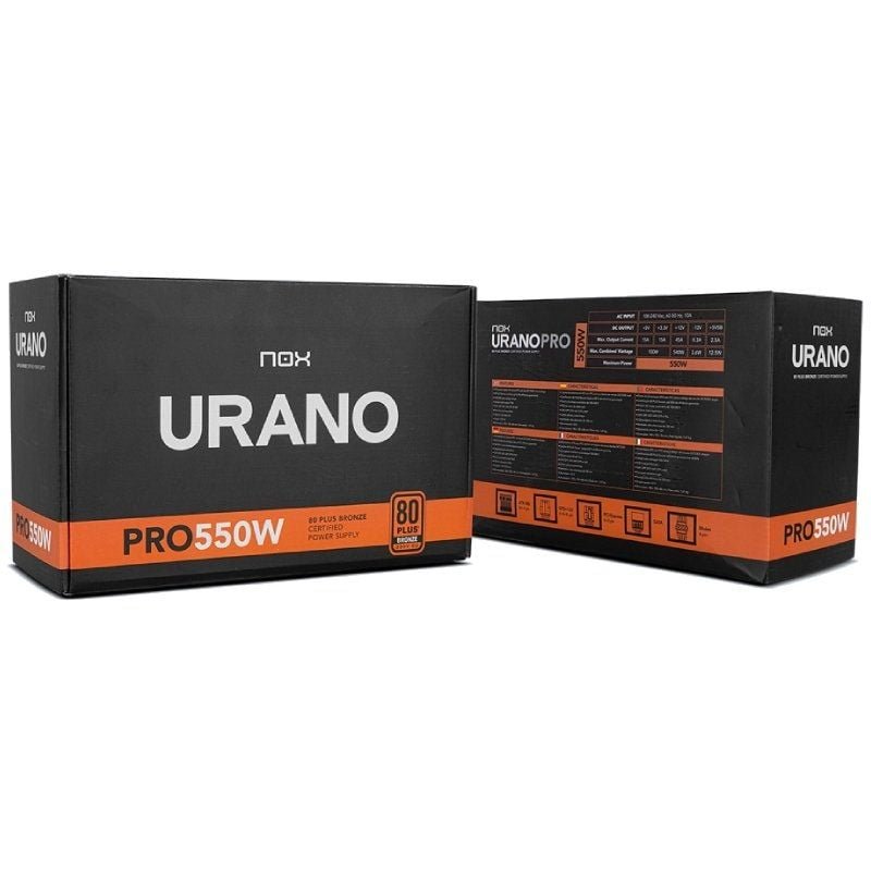 Fuente de Alimentación Nox Urano VX/ 550W/ Ventilador 12cm/ 80 Plus Bronze - изображение 5