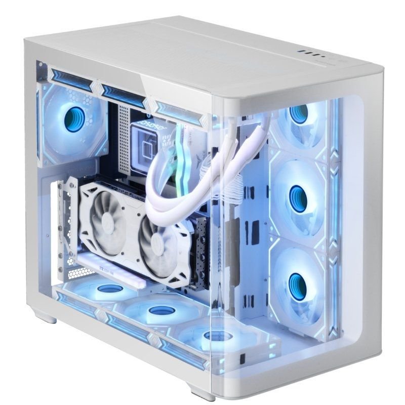Caja Gaming Semitorre Mars Gaming MC-FUSION/ Blanca - изображение 3