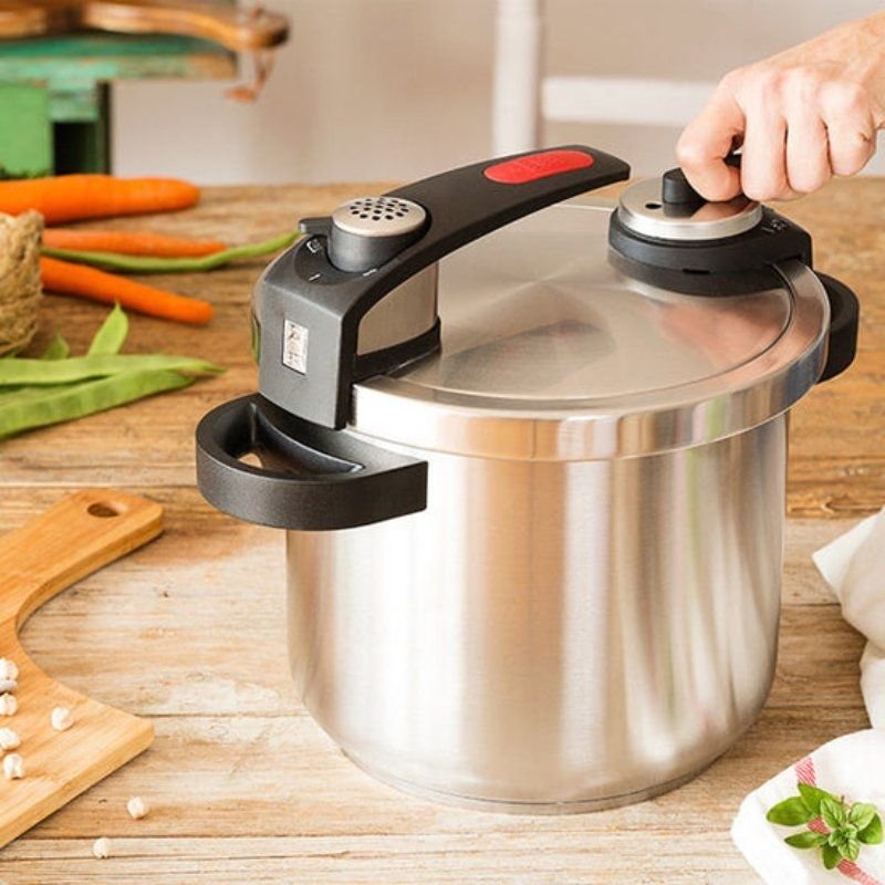 Olla a Presión Tekna A185602/ Ø22cm/ 6L/ Acero Inoxidable/ Apta para Inducción - изображение 4