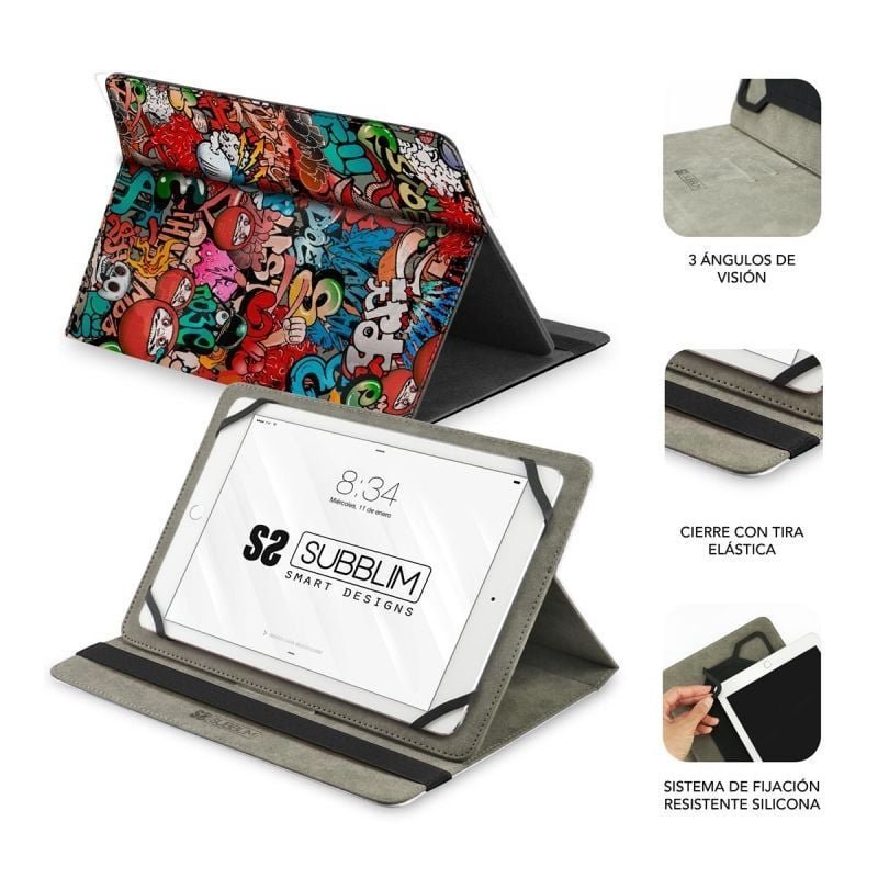 Funda Subblim Trendy Graffiti para Tablets de 10.1"-11" - изображение 2