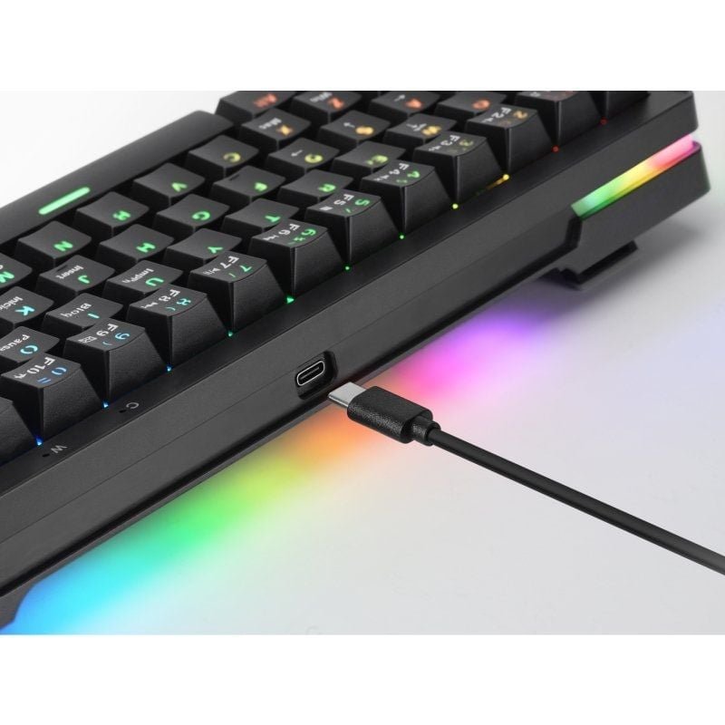 Teclado Gaming Mecánico Mars Gaming MKMINIPRO/ Switch Marrón/ Negro - изображение 2