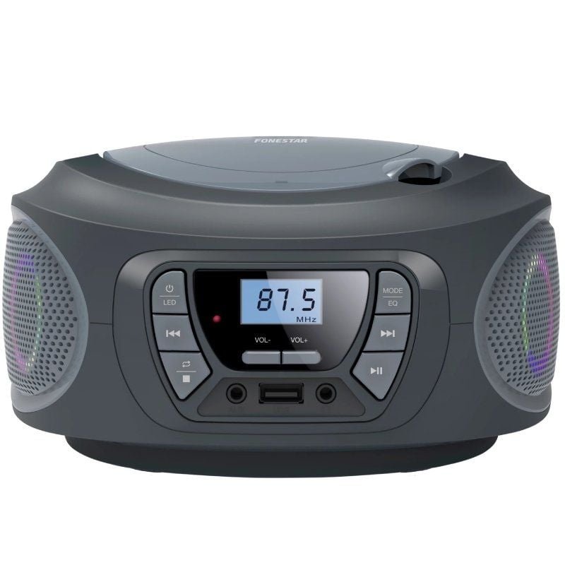 Radio CD Fonestar BOOM-ONE-G/ 13W/ con Cable/ a Pilas/ Gris - изображение 2